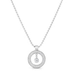 Roberto Coin Pave Diamond Baby O Necklace - Be On Park