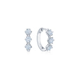 Kwiat Starry Night Medium Diamond Hoop Earrings