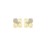 Penny Preville Petal Flower Stud Diamond Earrings - Be On Park