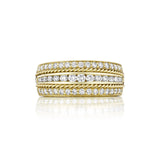 Penny Preville Engraved Channel Set Diamond Band