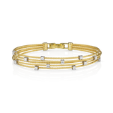 Paul Morelli 5 Wire Bundle Diamond Bracelet