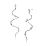 Graziela Large Diamond Mega Swirl Drop Earrings - Be On Park