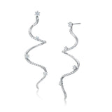 Graziela Large Diamond Mega Swirl Drop Earrings - Be On Park