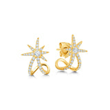 Graziela Diamond Starburst Ear Cuffs - Be On Park