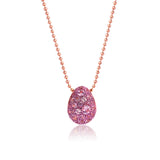 Graziela Pink Sapphire Bahia Pendant Necklace