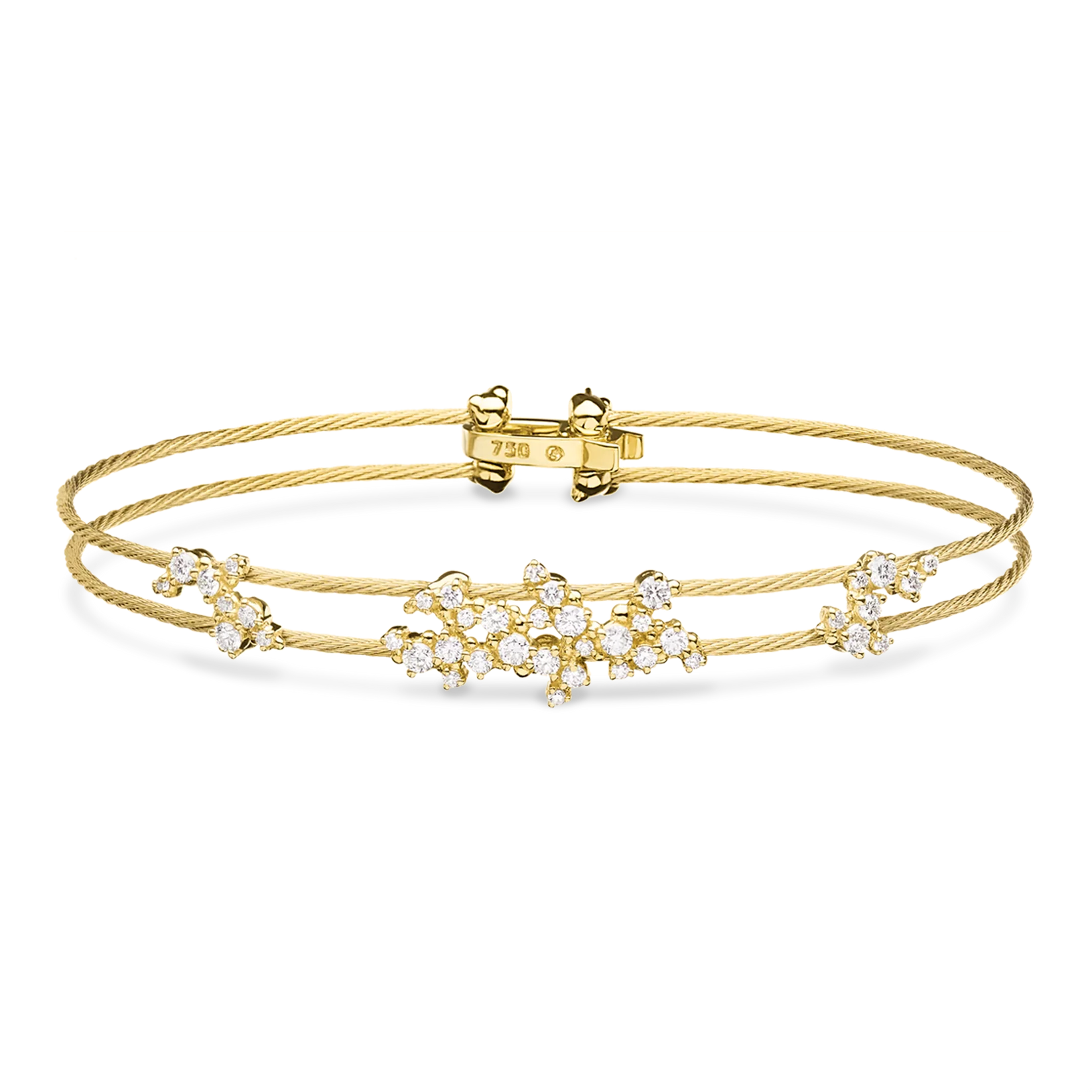 Paul Morelli Double Wire Diamond Confetti Bracelet - Be On Park