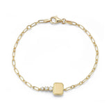Jade Trau Mini Catherine Key Bracelet with Diamond