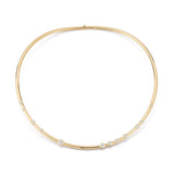 Jade Trau Constellation High Polish Plie Collar