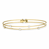 Paul Morelli Double Wrap Bracelet with Diamond