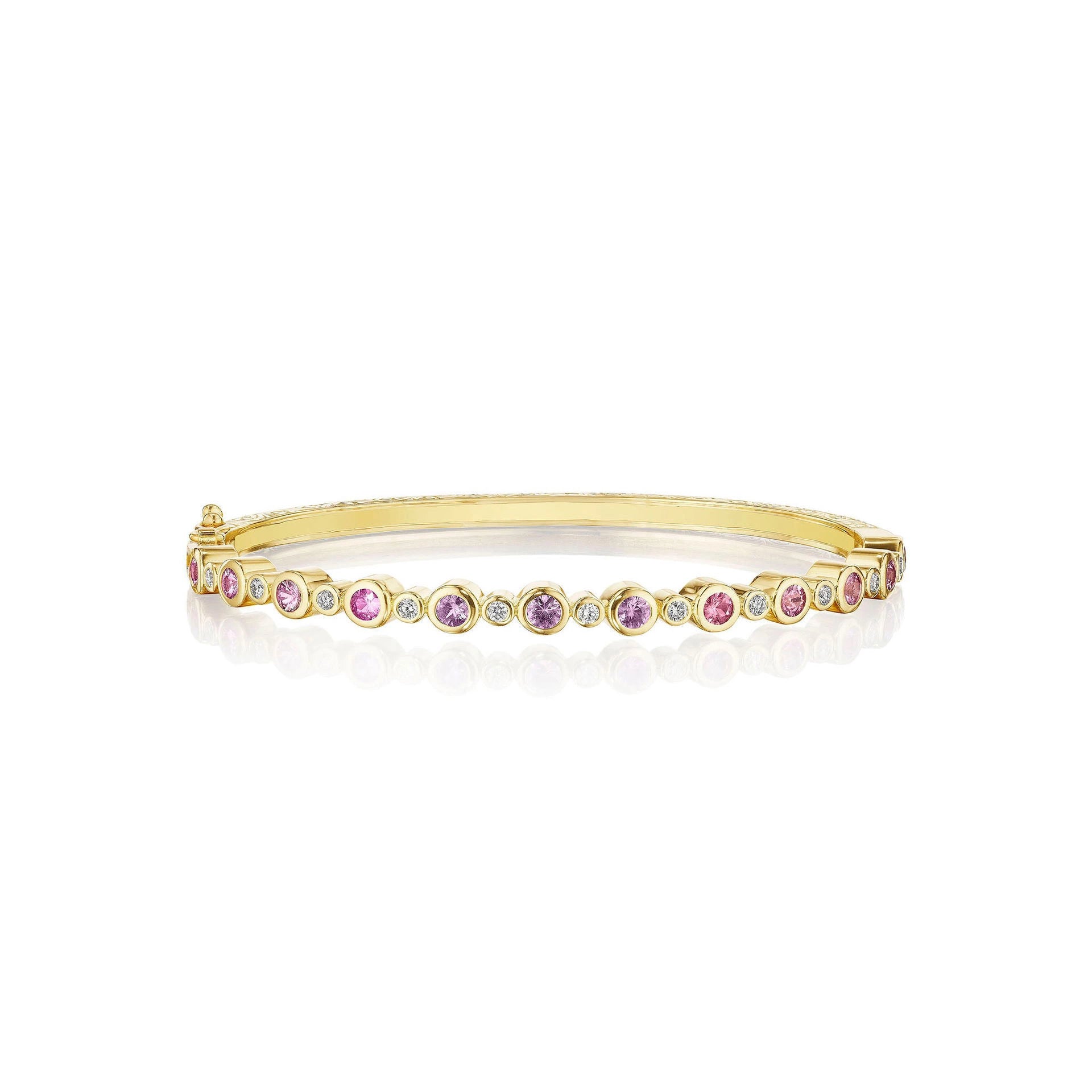 Penny Preville Pink Sapphire and Diamond Aura Bangle - Be On Park