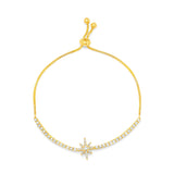 Graziela Diamond Starburst Bolo Bracelet