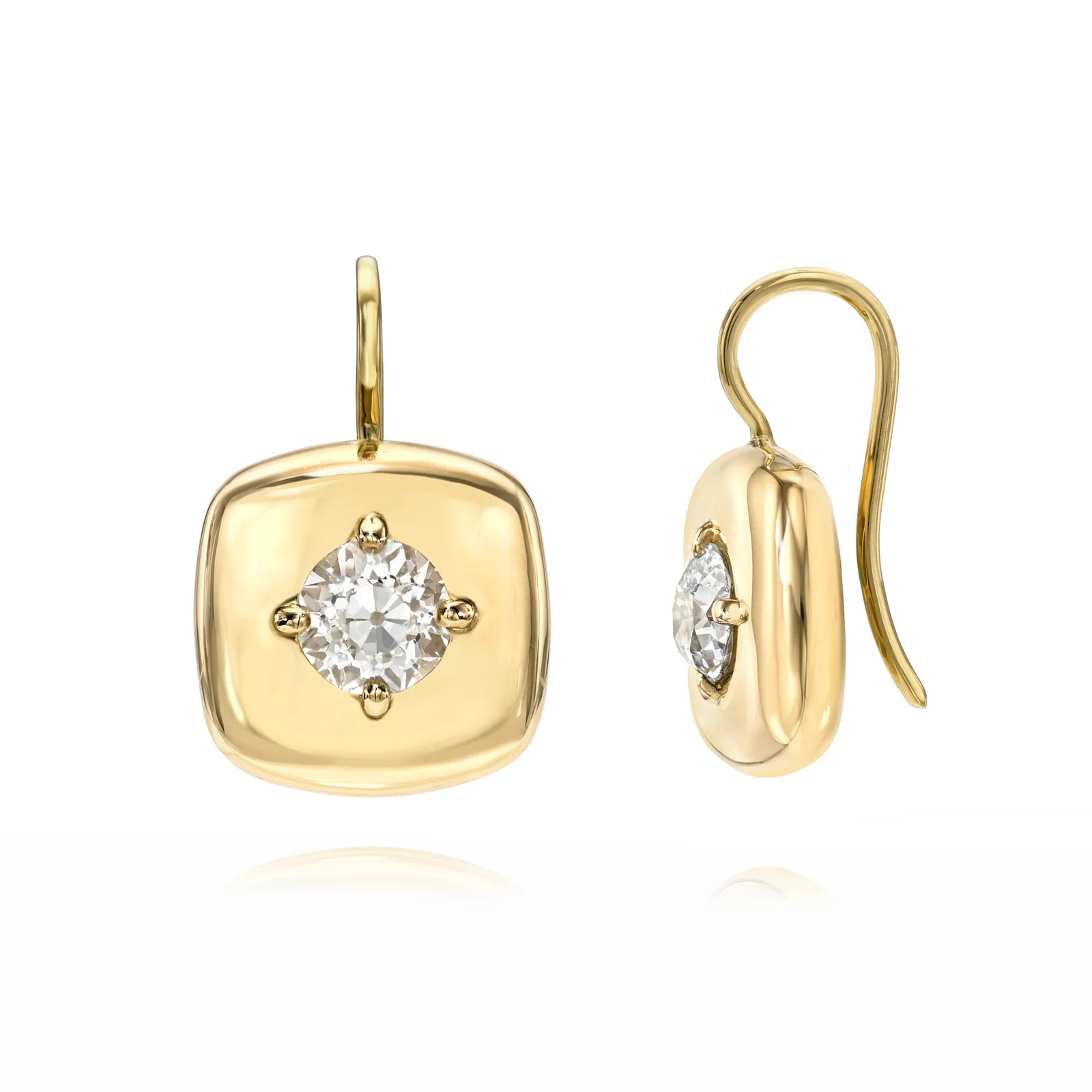 Single Stone Elodie Earrings - Be On Park