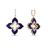Roberto Coin Venetian Princess Large Lapis and Diamond Drop Earrings - Be On Park
