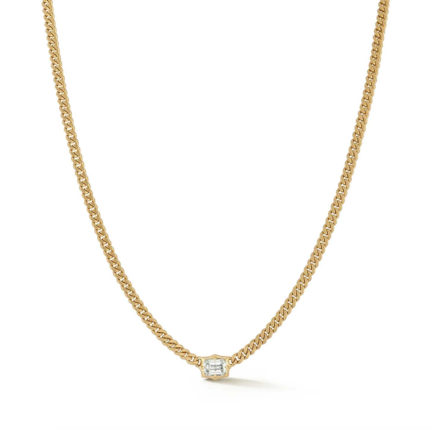 Jade Trau Small Vanguard Curb Necklace - Be On Park