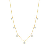 Graziela Medium Floating Diamond Necklace