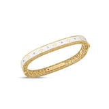 Roberto Coin VENETIAN PRINCESS DIAMOND AND ENAMEL BANGLE