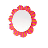 Tara Wilson Designs Orange & Pink Acrylic Daisy Mirror