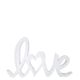 Tara Wilson Designs Clear Acrylic Cursive Love Stand Alone