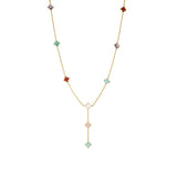 Roberto Coin Venetian Princess Carnival Flower Station Lariat Necklace
