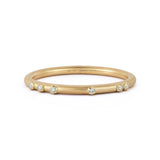 Jade Trau Constellation Plie Diamond Bangle in 18K Yellow Gold
