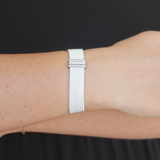 Zydo White Stretch Diamond Bracelet
