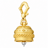 Paul Morelli 18K Yellow Gold Granulated Meditation Bell Pendant