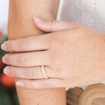 Sethi Couture Lucia Oval White Diamond Band - Be On Park