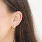 Sethi Couture Rainbow Sapphire Hoops - Be On Park