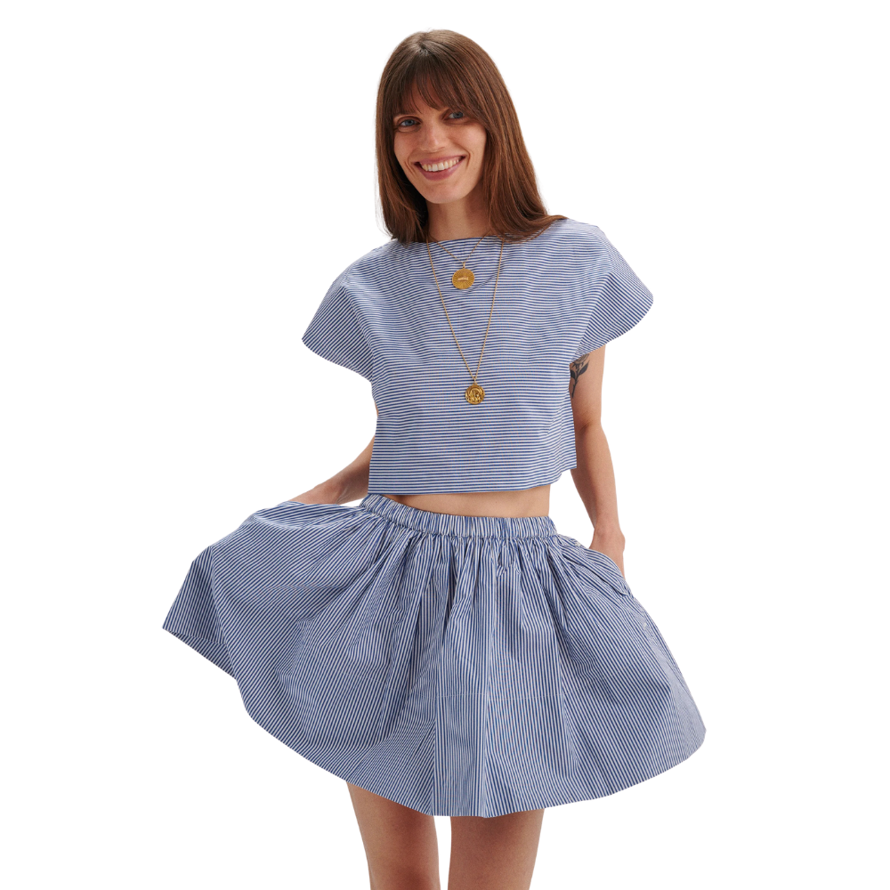 Suzie Kondi Fousta Skirt in Cotton Poplin - Be On Park