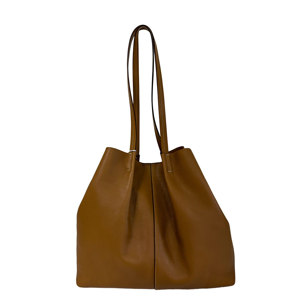 Il Bisonte Nina Tote Bag in Leather Color Gianduia - Be On Park