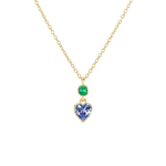 Emily P. Wheeler Blue Heart Necklace - Be On Park