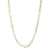 Roberto Coin Alternating Links Paperclip Necklace