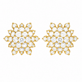 Paul Morelli Pipette Diamond Stud Earrings in 18K Yellow Gold