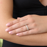 Oval Diamond Eternity Band