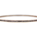 Sethi Couture channel set brown diamond bangle bracelet - Be On Park