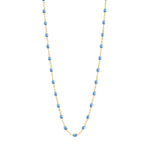 Classic Gigi Clozeau Necklace in Yellow Gold, 16.5", White - Be On Park