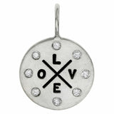 Heather B. Moore Love Round Charm