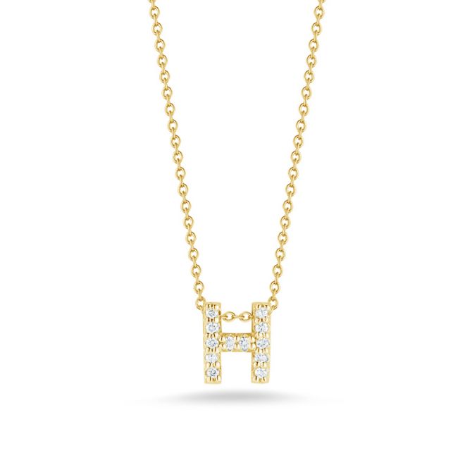 Roberto Coin Love Letter 'H' Necklace - Be On Park