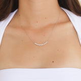 American Jewelry Design Diamond Bar Necklace