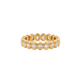 Oval Diamond Eternity Band