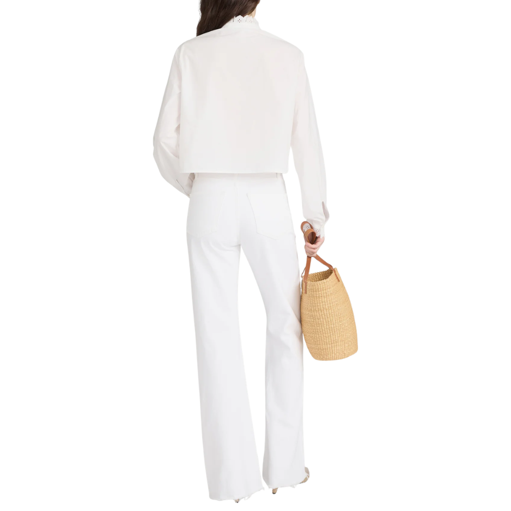 Frame Lax Jean in White - Be On Park