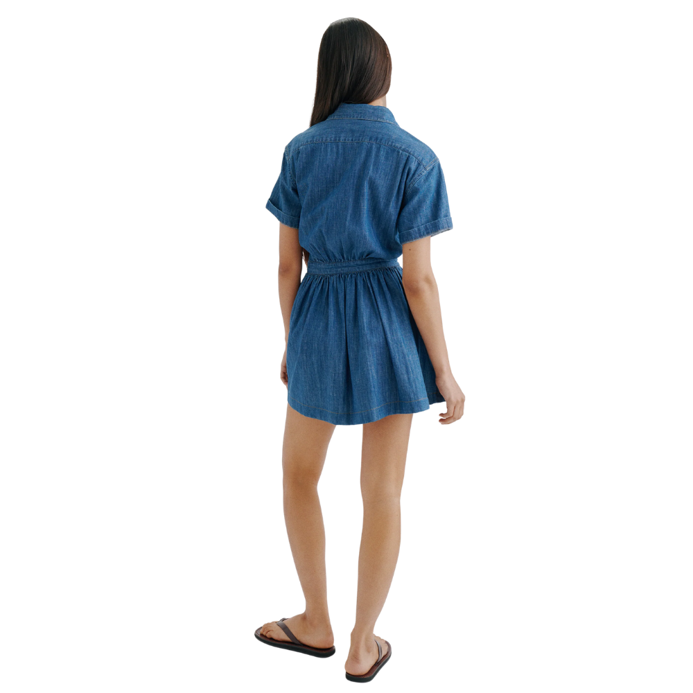 Suzie Kondi Koukla Dress in Denim - Be On Park