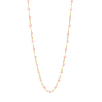 Classic Gigi Clozeau Necklace in Yellow Gold, 16.5", White - Be On Park