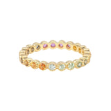 Sethi Couture Rainbow Sapphire Bezel Band - Be On Park