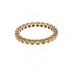 Sethi Couture Bezel Set Yellow Diamond Band - Be On Park
