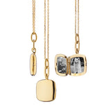 Monica Rich Kosann Slim "Viv" Gold Locket Necklace