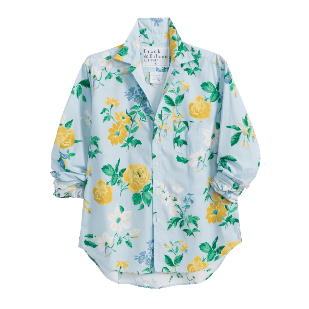 Frank & Eileen Silvio Button Up Shirt in Spring Bouquet - Be On Park