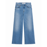 Frank & Eileen Galway Wide-Leg Jean in Light Wash Indigo