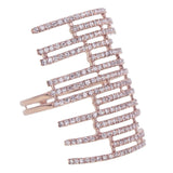 Getana pave diamond bar ring