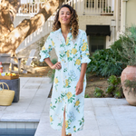 Frank & Eileen Rory Maxi Shirt Dress in Spring Bouquet - Be On Park